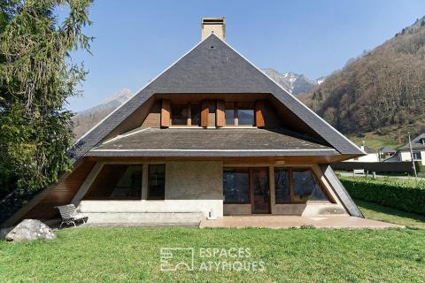 Chalet d’architecte avec vue panoramique sur les sommets