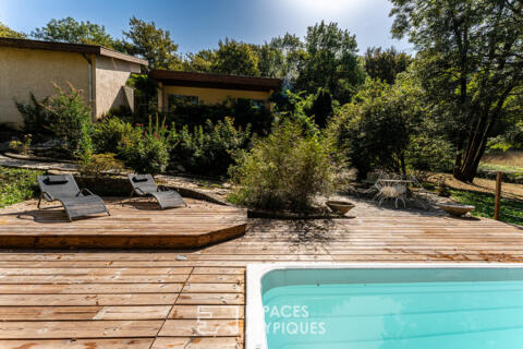 Maison d&rsquo;architecte – Lignes horizontales et jeux de niveaux
