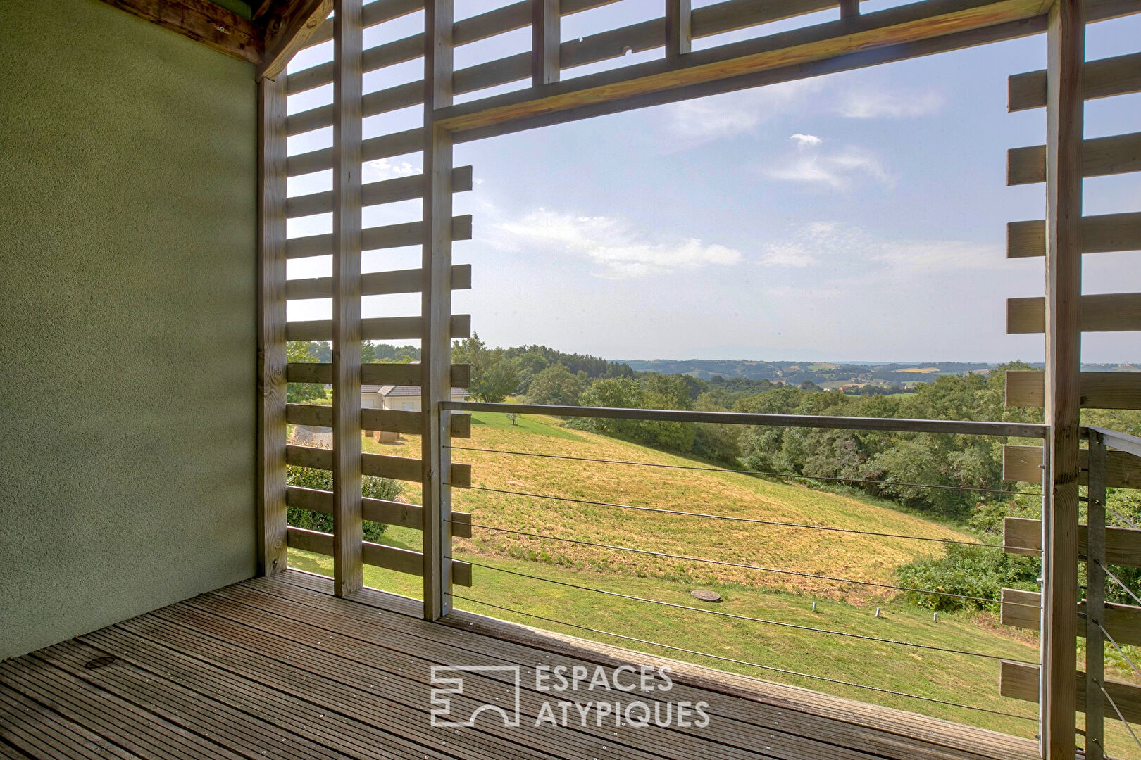 Maison d’architecte dans un cadre bucolique