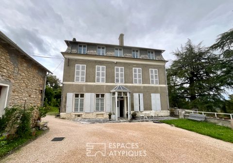 Spacieuse maison de Maître avec vue sur la nature et les Pyrénées