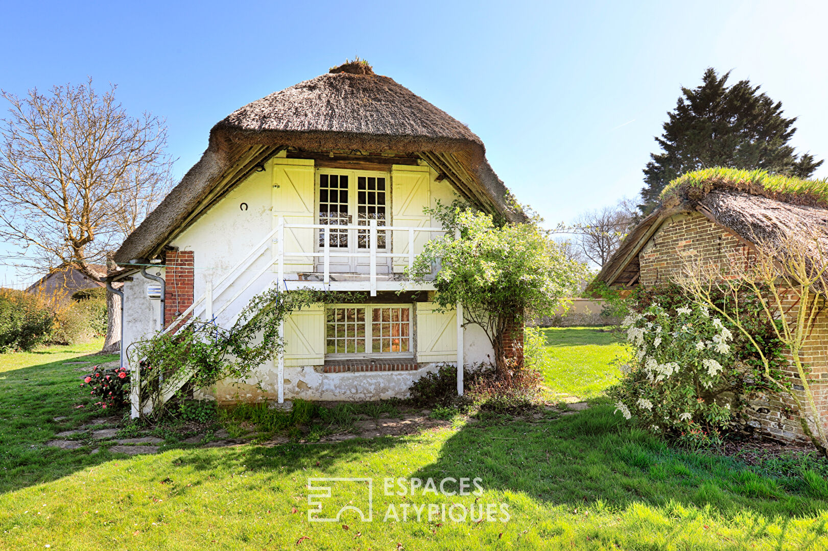 Authentique chaumière normande au calme