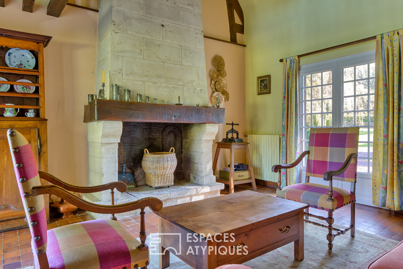 Property crossed by the river in one of the most beautiful villages in France