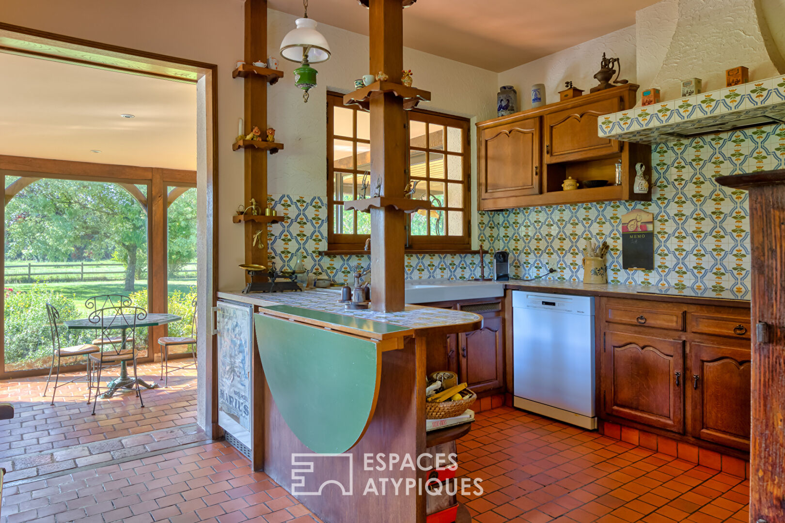 Property crossed by the river in one of the most beautiful villages in France