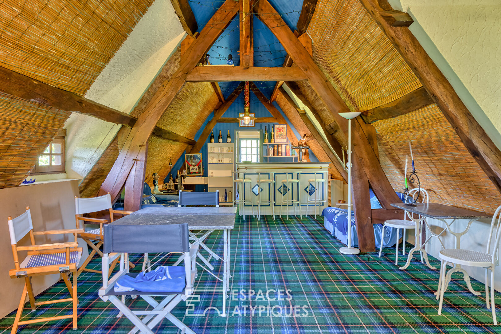 Property crossed by the river in one of the most beautiful villages in France