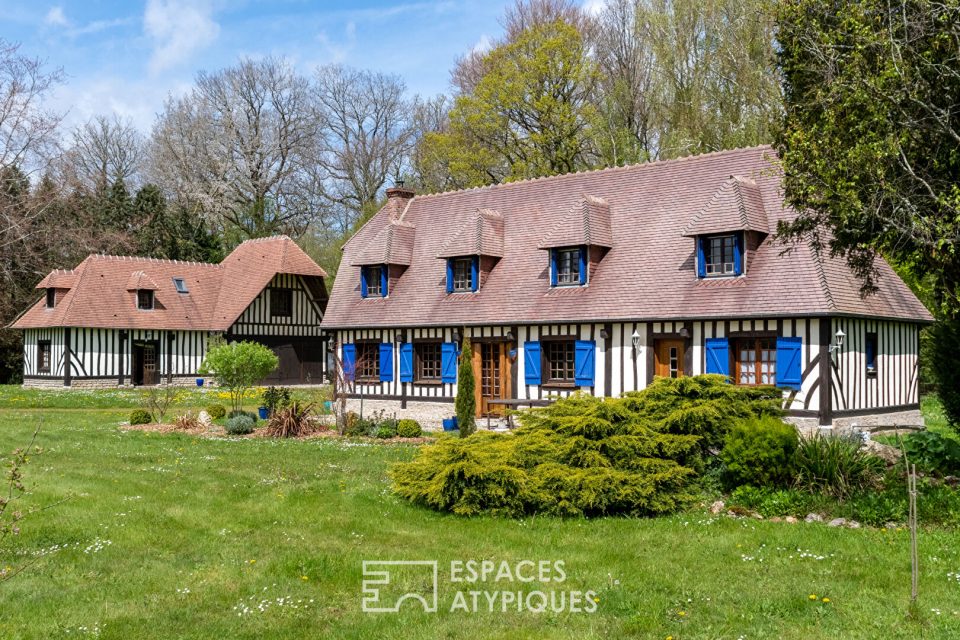 Gentilhommière et sa maison d'amis dans un parc de 5000 m2