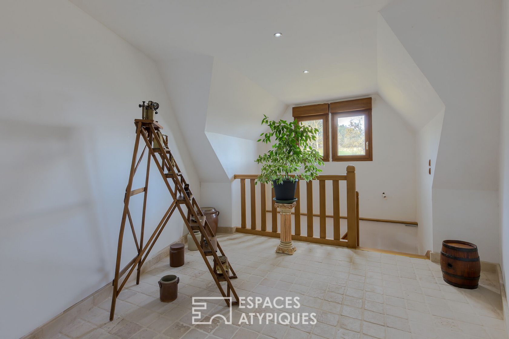 Maison normande contemporaine avec maison d’amis