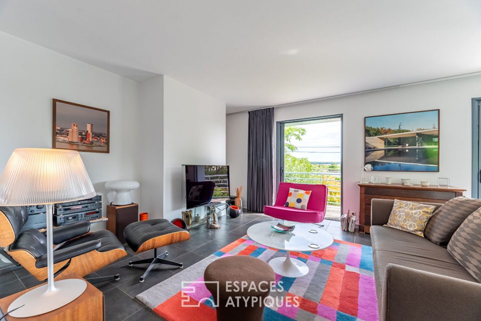 Maison d'architecte en bord de Seine