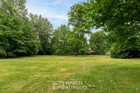 Magnificent building land on the banks of the Seine in Caumont