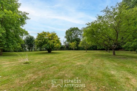 Magnificent building land on the banks of the Seine in Caumont