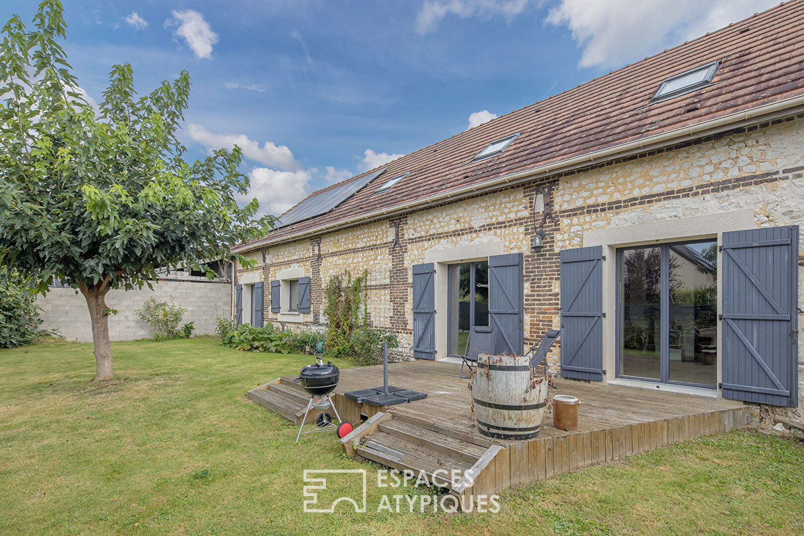 Old renovated 19th century barn