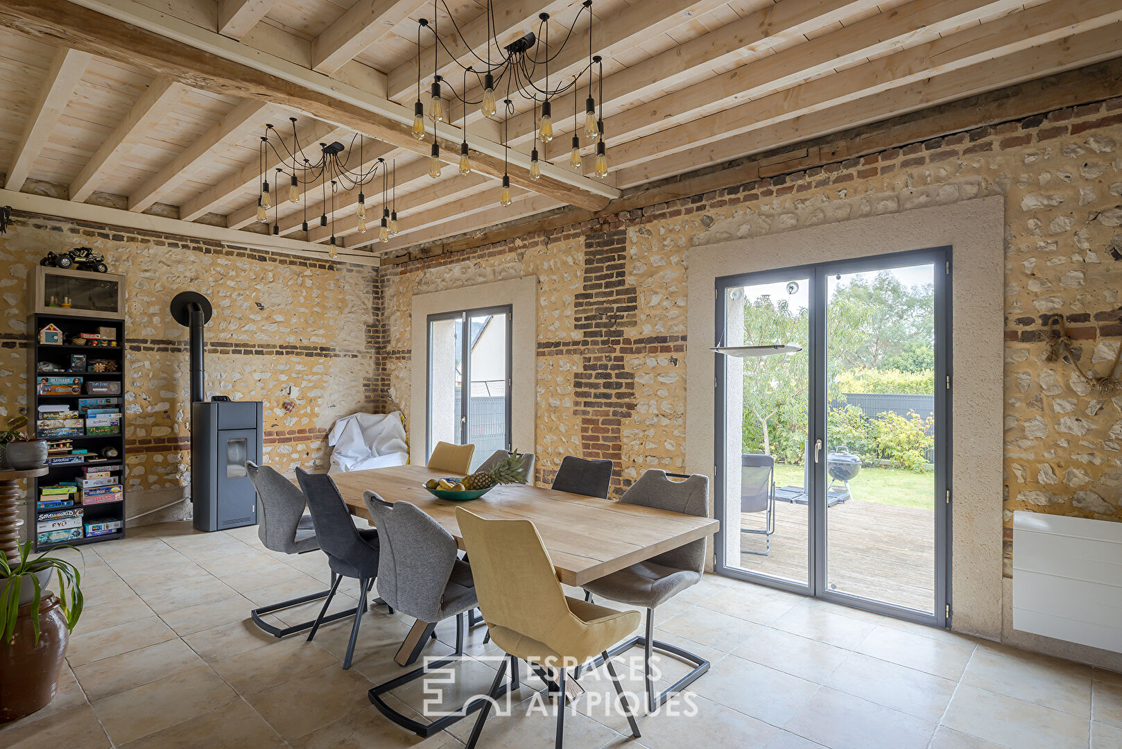 Old renovated 19th century barn