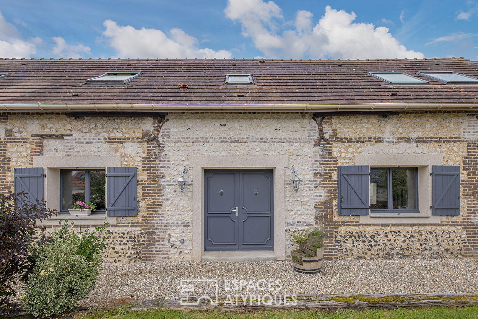 Old renovated 19th century barn