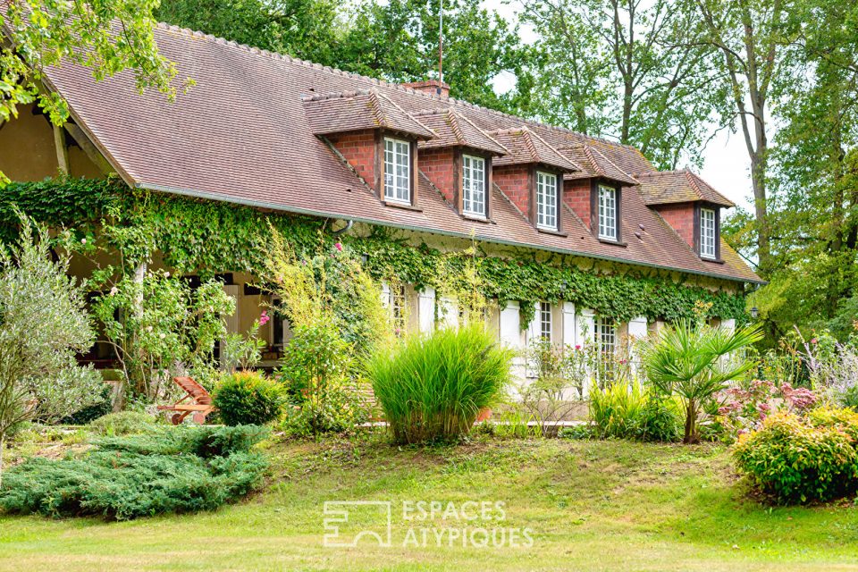 Elegant cottage avec piscine et tennis