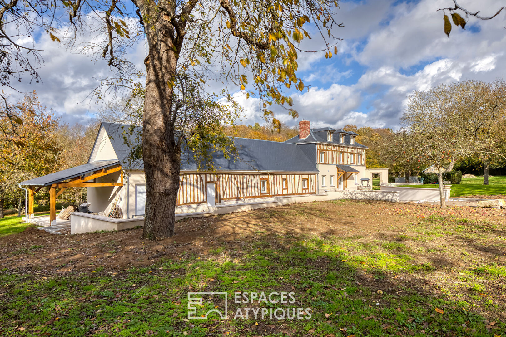 Maison normande rénovée dans un parc de 2 hectares