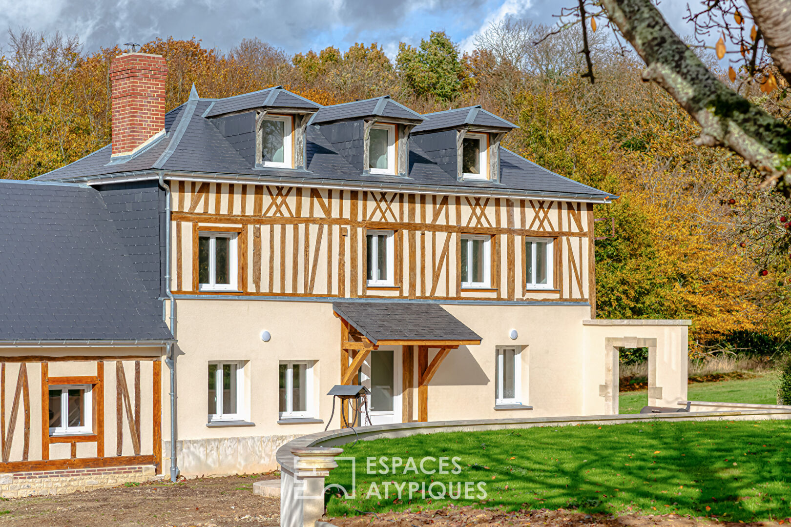 Maison normande rénovée dans un parc de 2 hectares