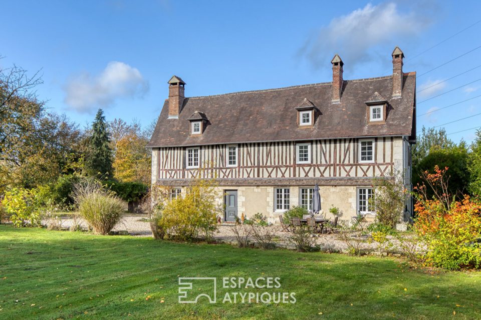 Manoir normand dans son parc privé