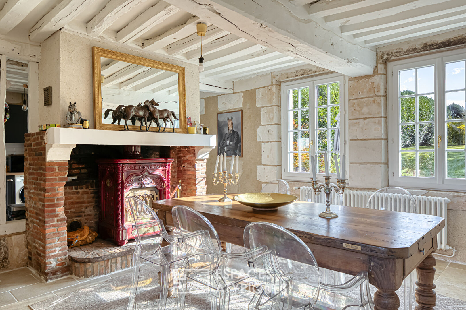 Manoir normand dans son parc privé