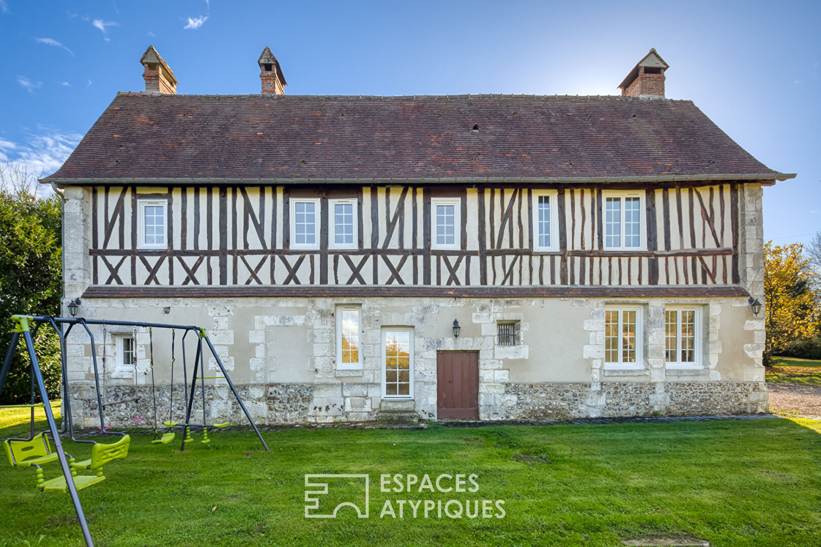 Manoir normand dans son parc privé