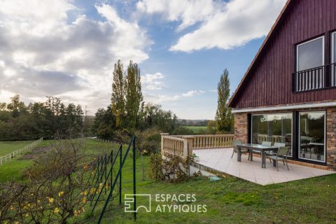 Character house with panoramic view