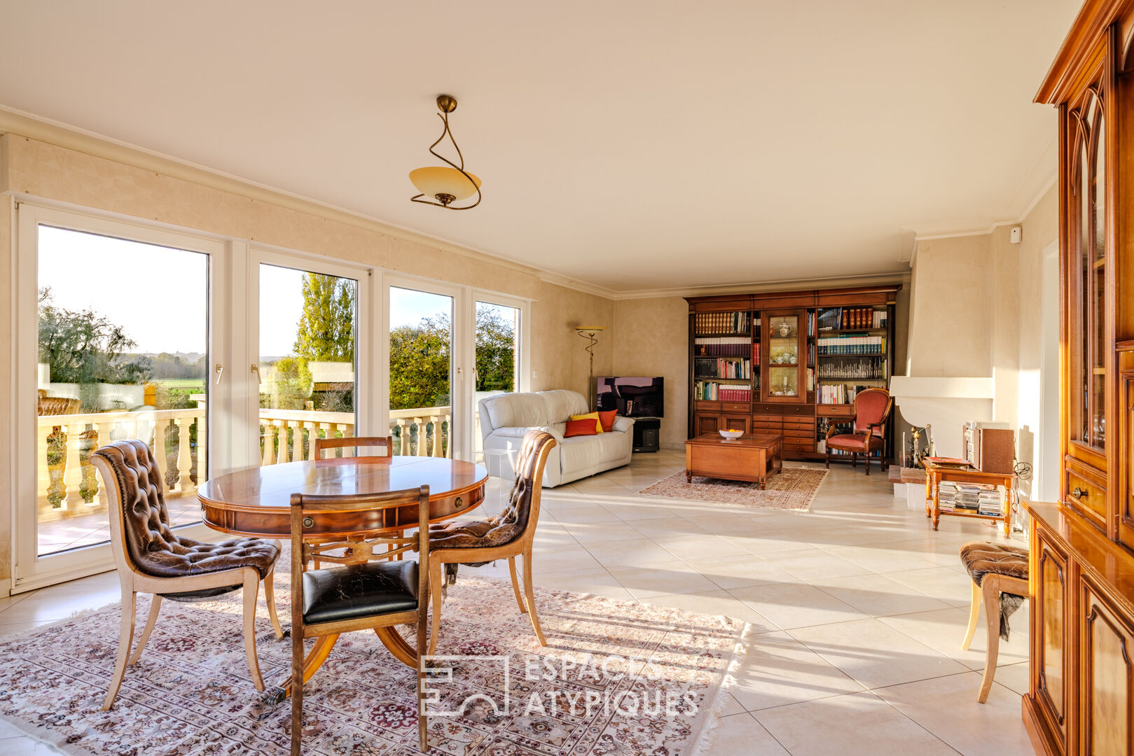 Character house with panoramic view