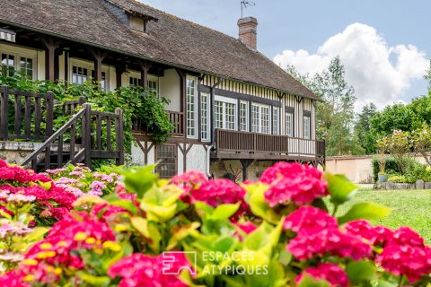 Maison normande du 16ème siècle, repaire secret de Sacha Guitry