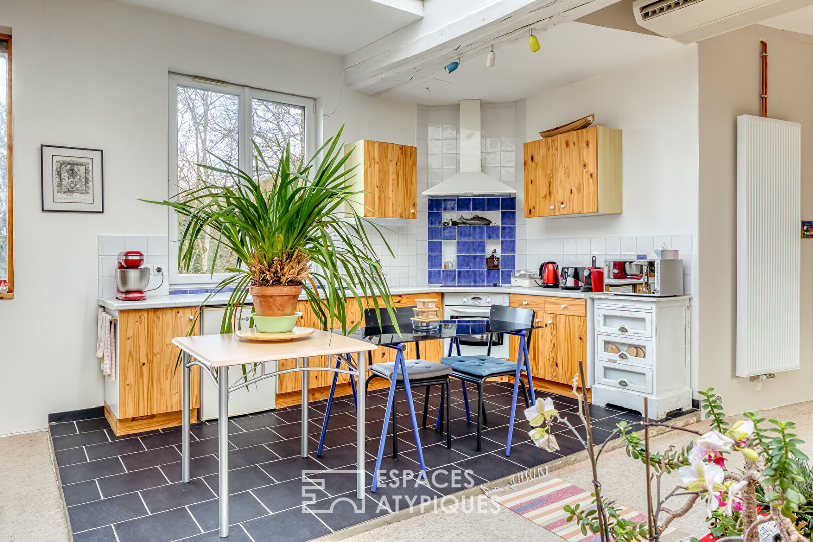 Ancien moulin sur un île privée avec piscine intérieure