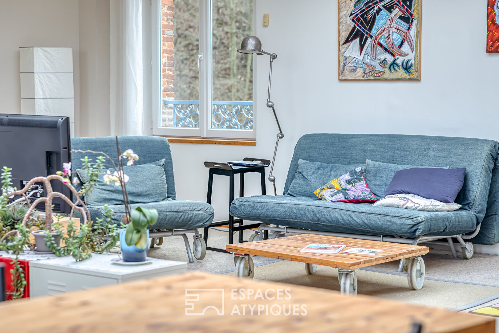 Ancien moulin sur un île privée avec piscine intérieure
