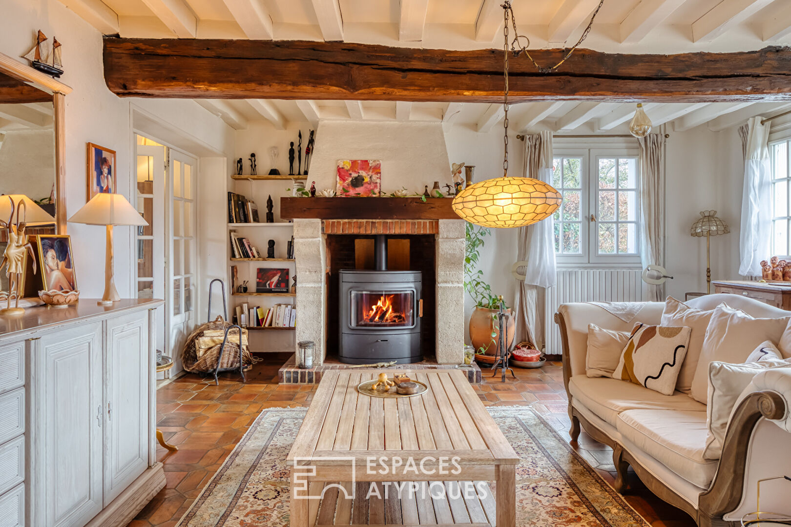 Longère de charme au coeur d&rsquo;un verger bucolique