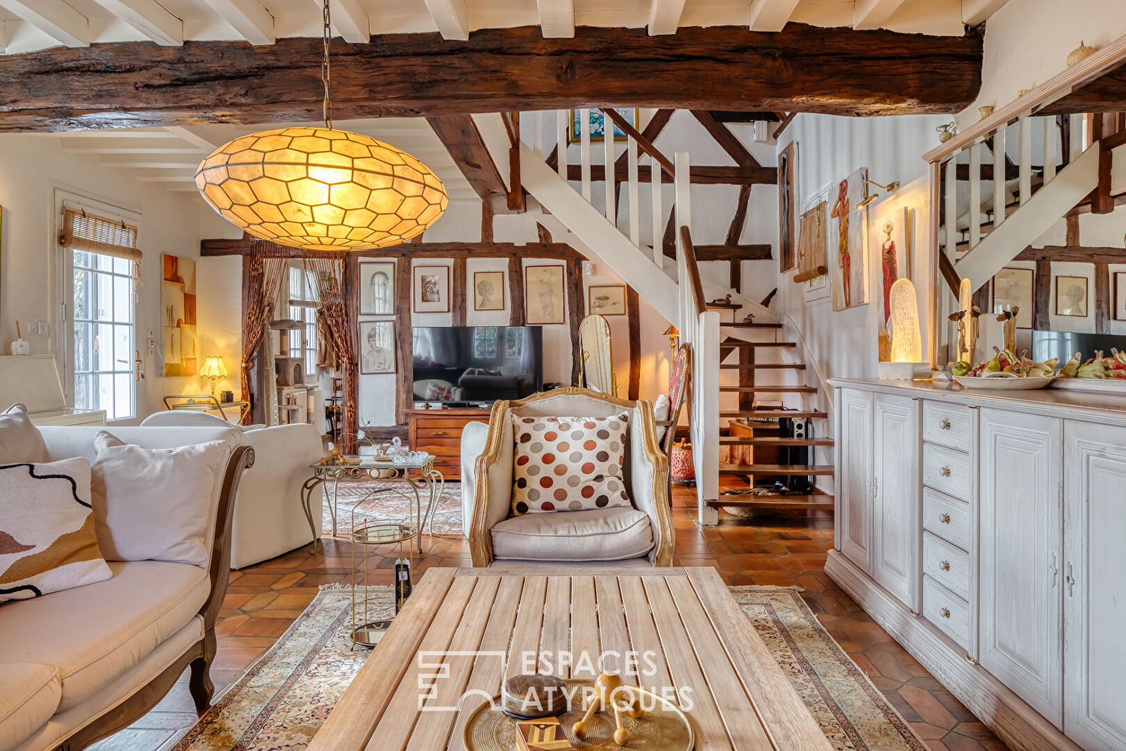 Longère de charme au coeur d&rsquo;un verger bucolique