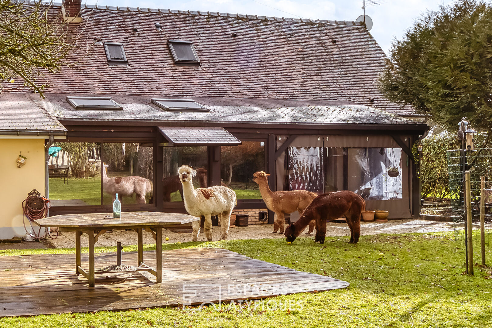 Longère de charme au coeur d&rsquo;un verger bucolique