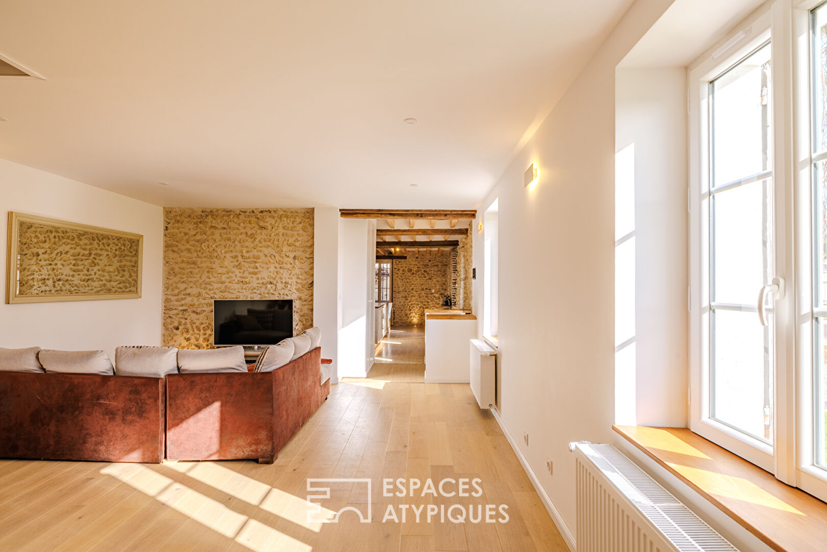 Ancien chai rénové avec vue sur l&rsquo;Eure