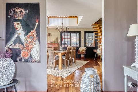 Maison contemporaine en ossature bois avec piscine