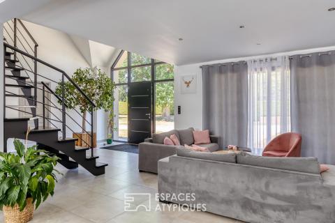 Contemporary house with high-end features