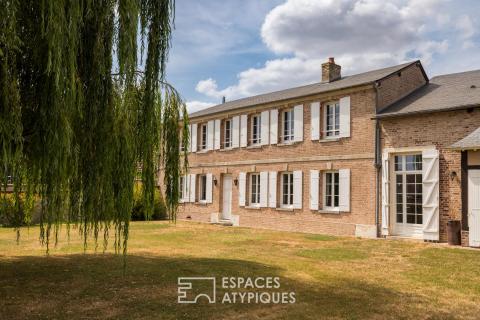 Propriété de campagne dans le Vexin avec parc d’un hectare, piscine et tennis