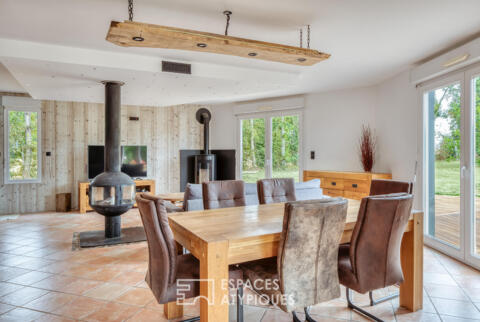 Maison en ossature bois au coeur de la vallée de Seine