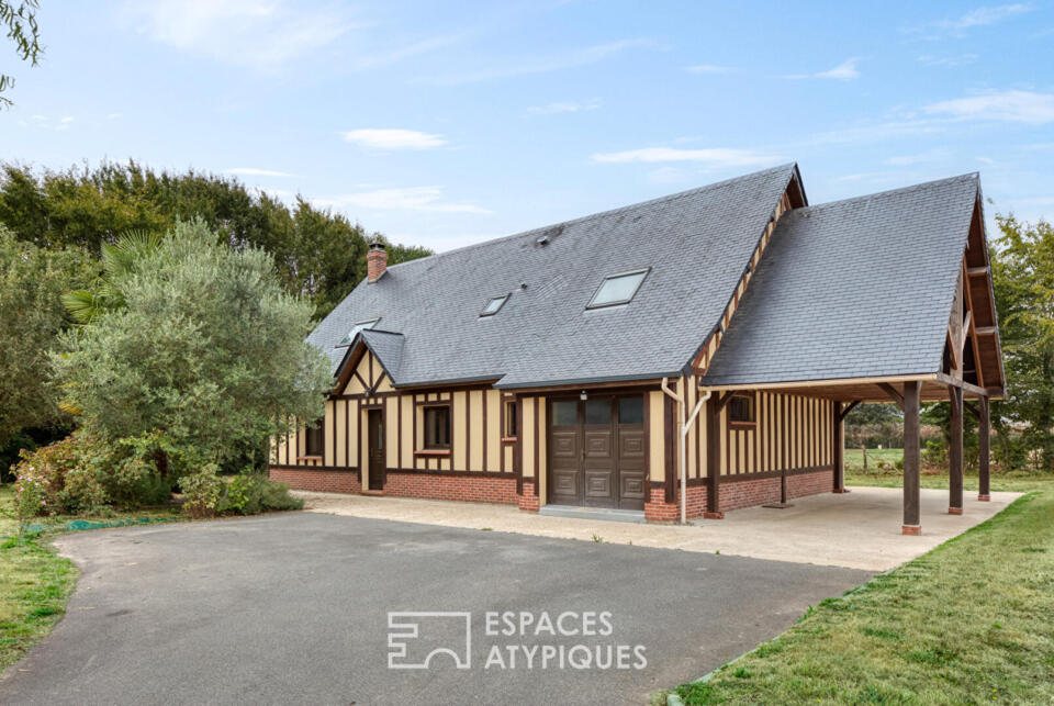 Maison de campagne dans un environnement bucolique