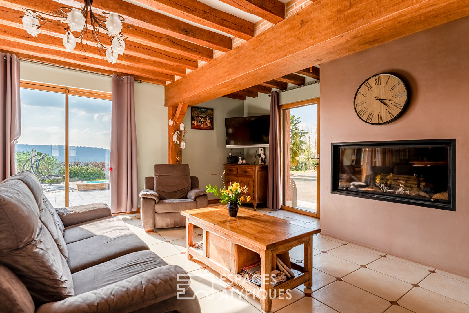 Maison normande avec vue exceptionnelle sur la vallée