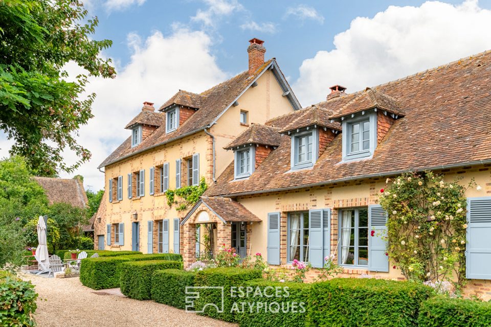Propriété de campagne en coeur de ville avec parcelle constructible