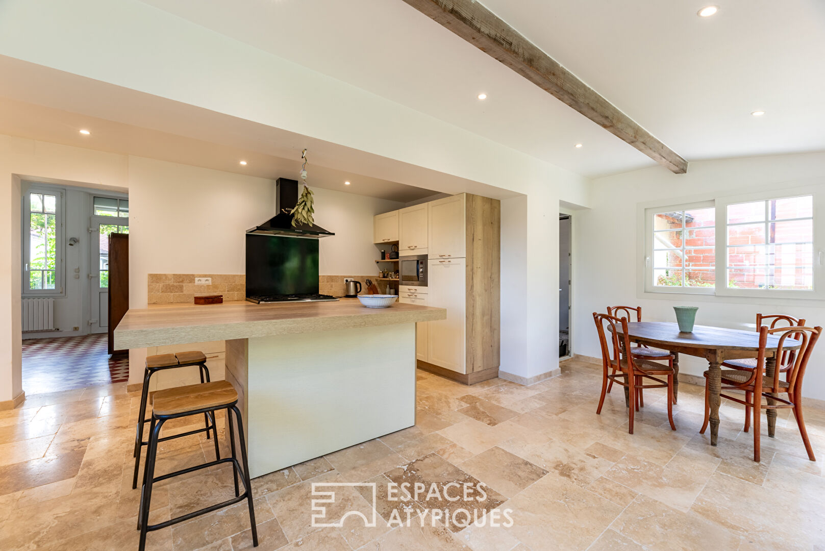 Village house and its bucolic garden