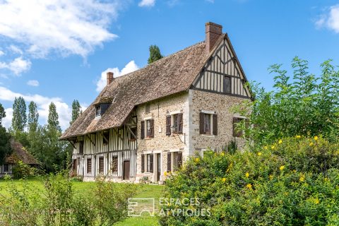 Norman feudal residence with farmhouse