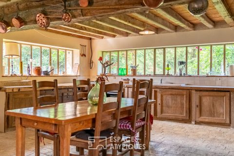 Norman feudal residence with farmhouse