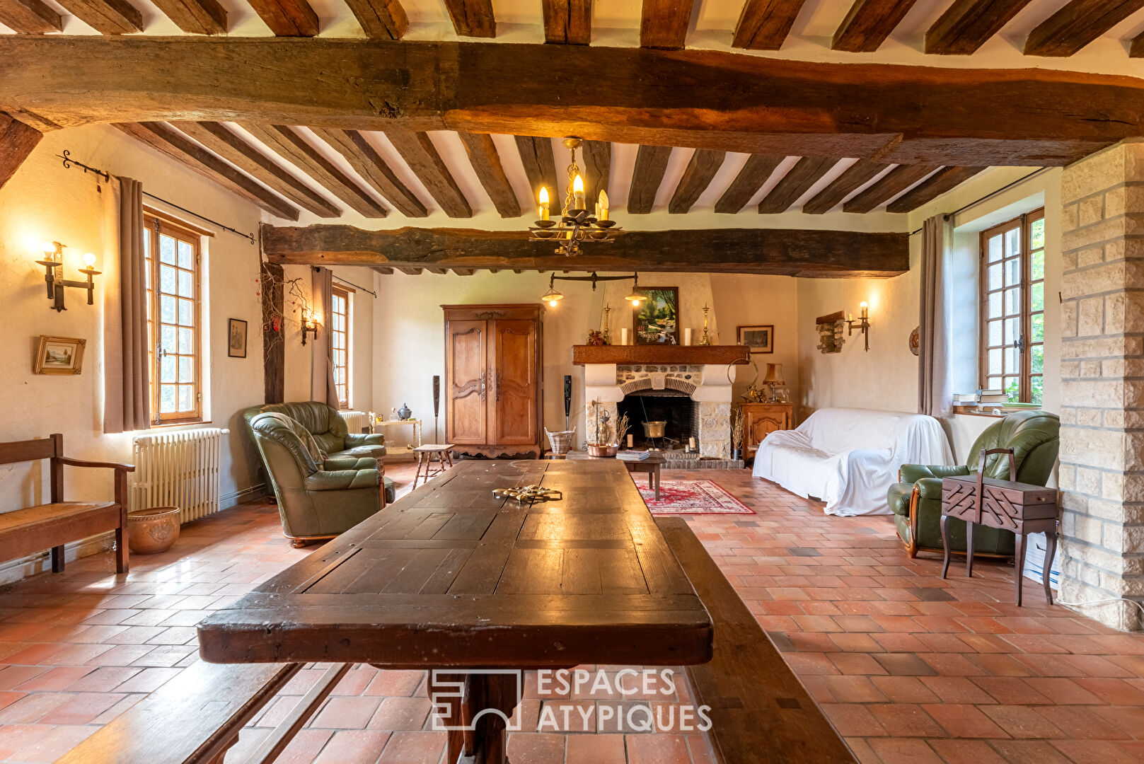 Norman feudal residence with farmhouse