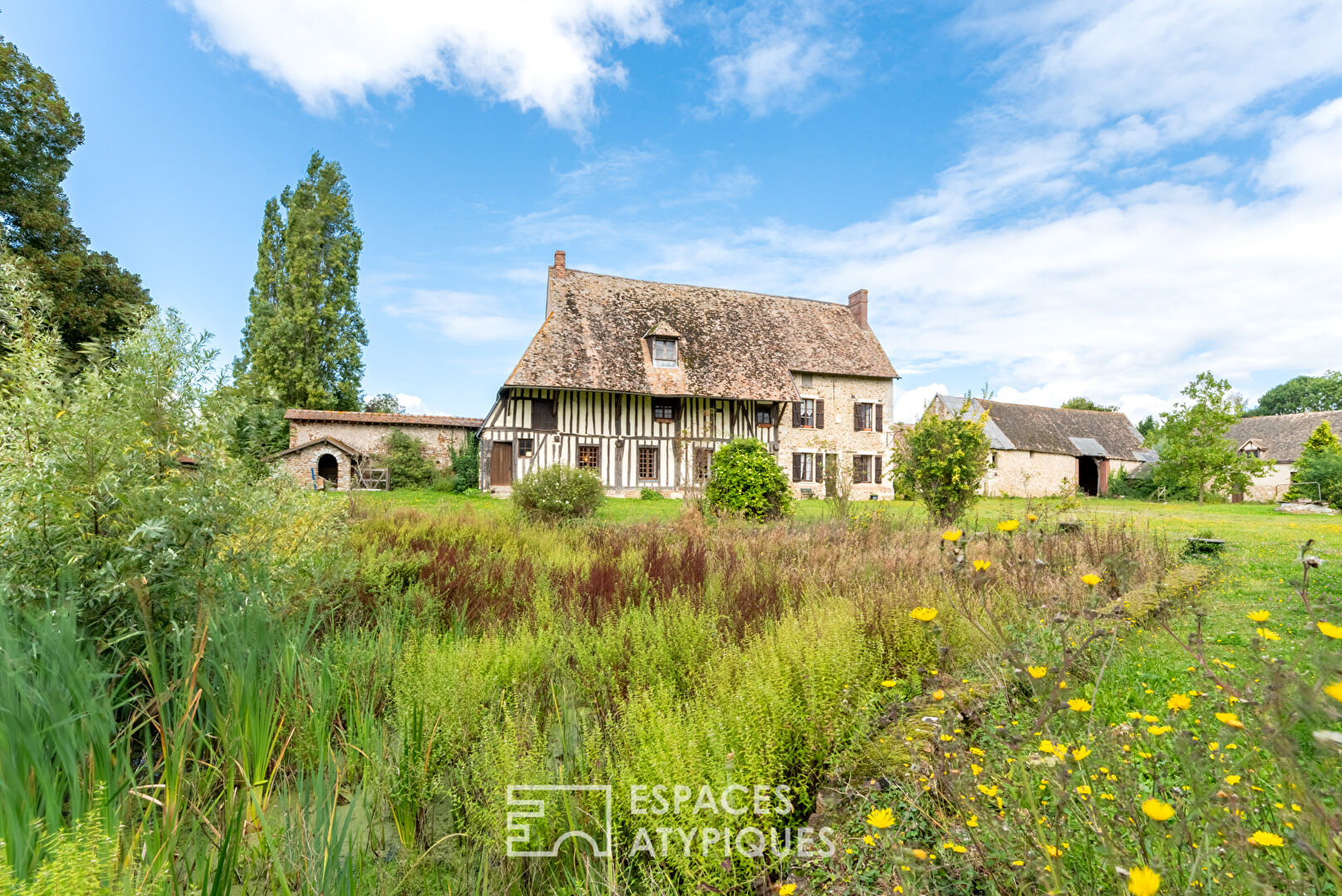 Norman feudal residence with farmhouse
