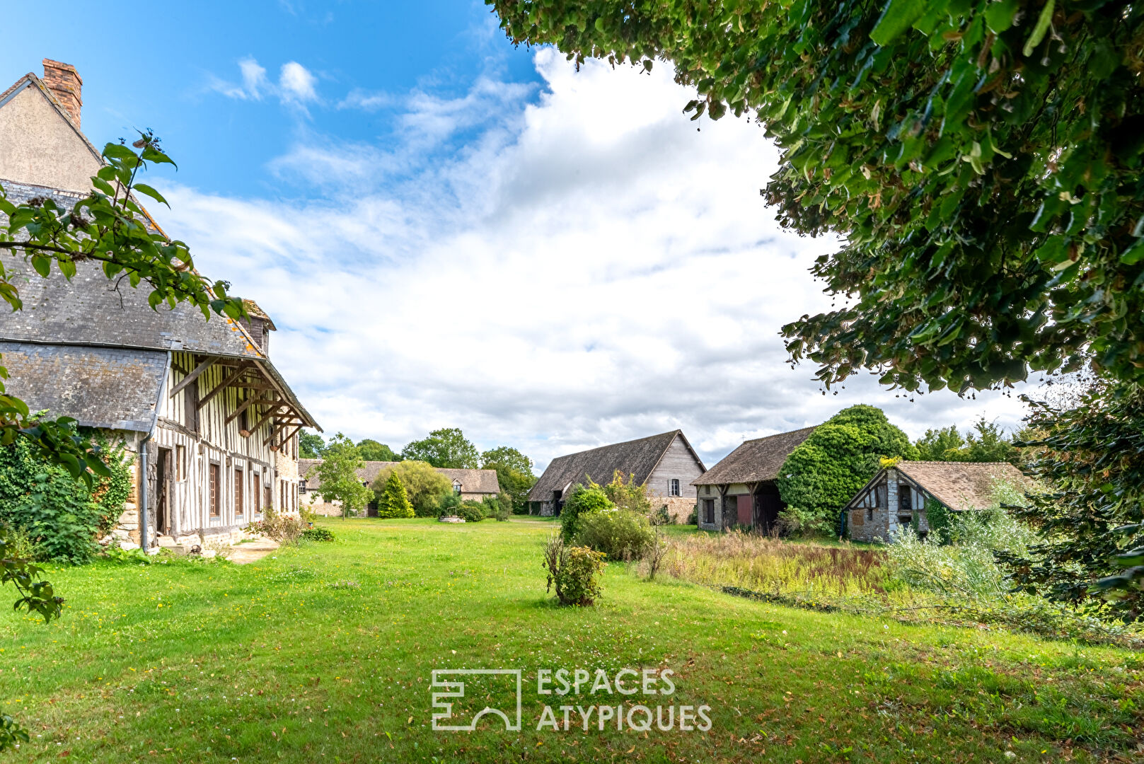 Norman feudal residence with farmhouse
