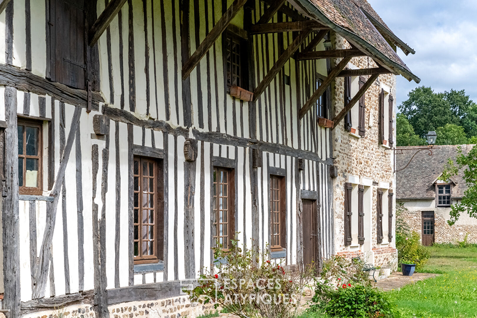Norman feudal residence with farmhouse