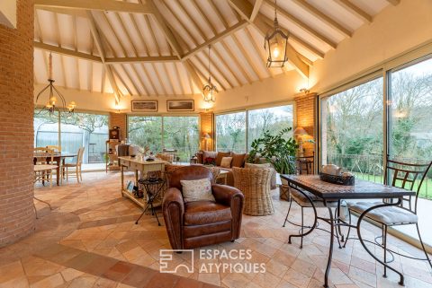 Ancienne ferme du 19ème réhabilitée avec dépendances et poolhouse