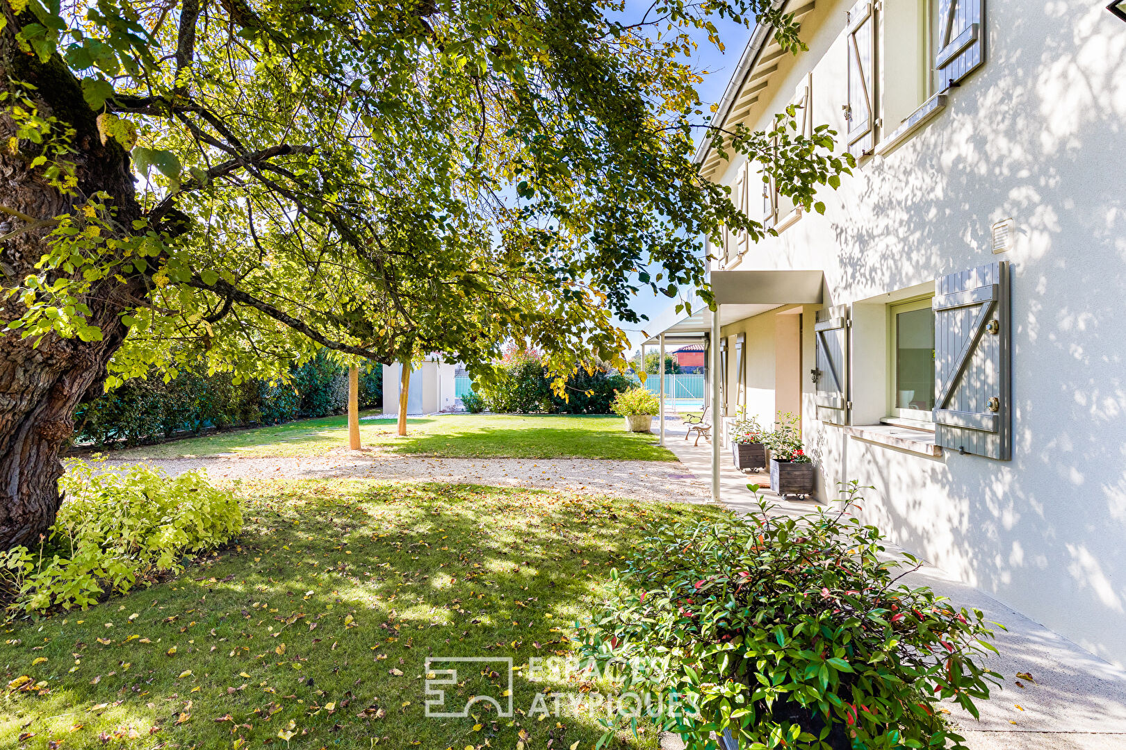 Ferme rénovée avec gîtes et parc arboré à Bas-Pays
