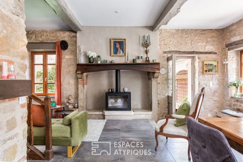 Maison d’hôtes avec jardin au pied d’un des plus « beaux villages de France ».