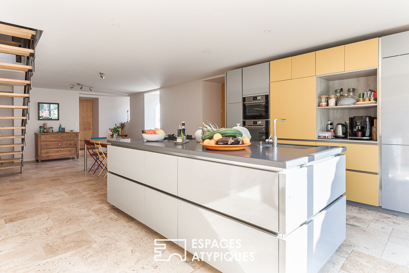 Completely renovated stone house with working guest rooms