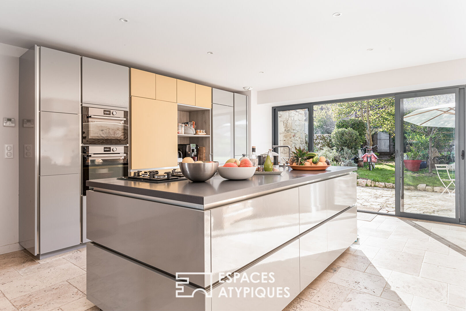 Completely renovated stone house with working guest rooms